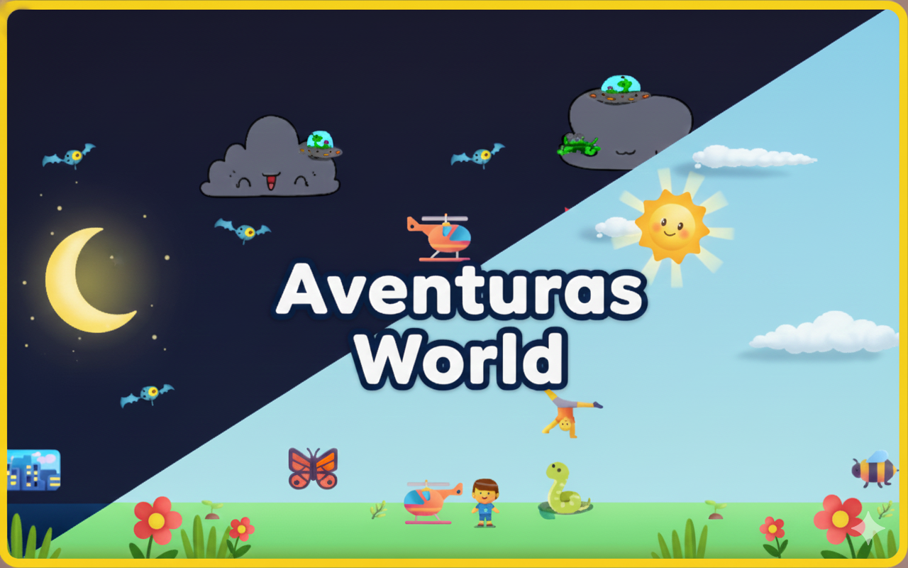 Aventuras World - Jogo educativo de aventura