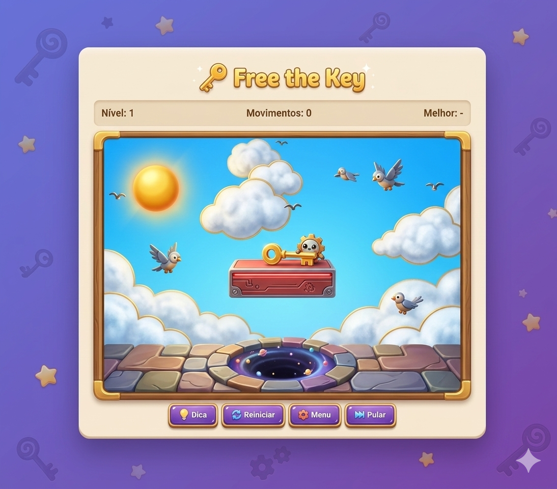 Equilibre a Chave - Jogo educativo de lógica