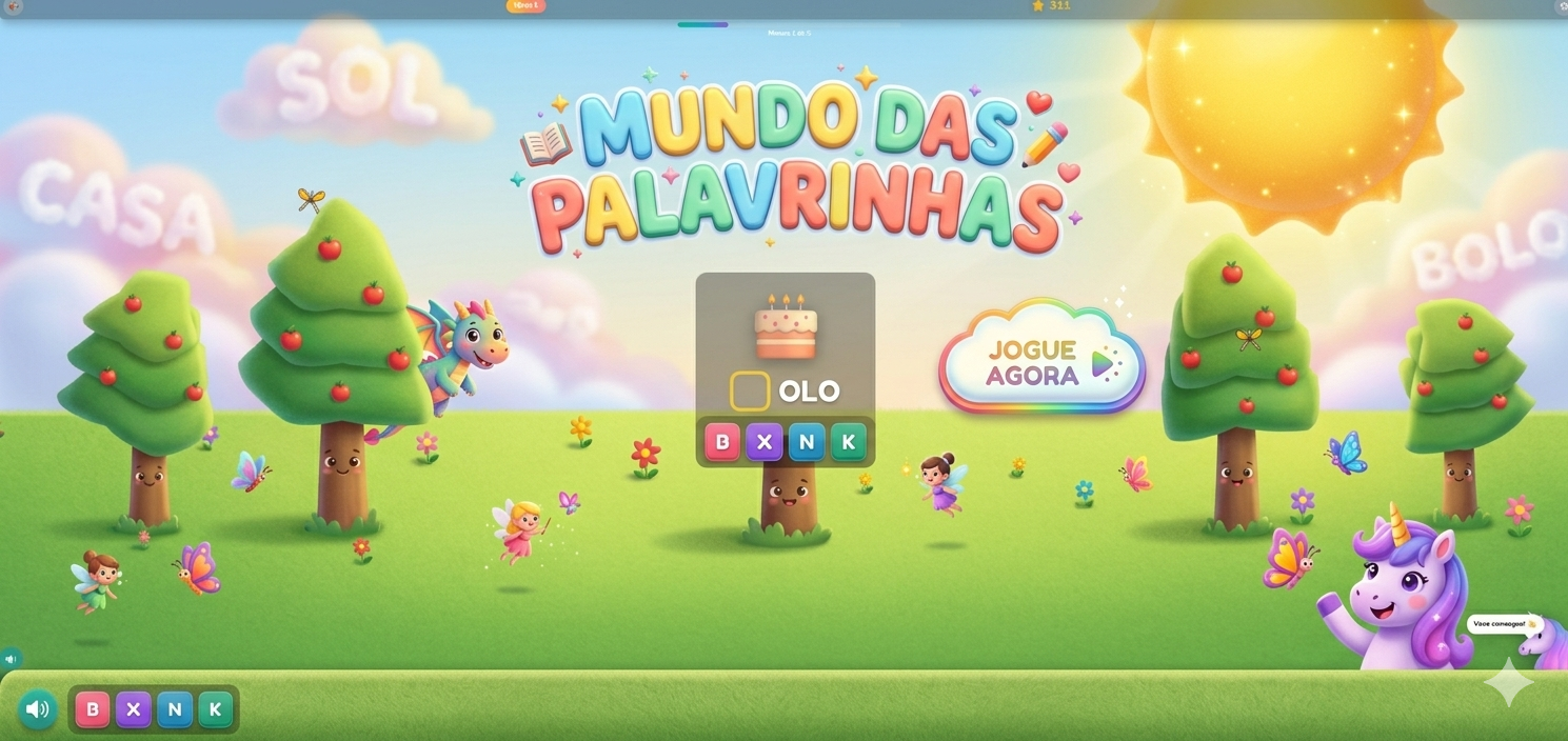 Mundo das Palavrinhas - Desenvolva seu vocabulário com jogos educativos