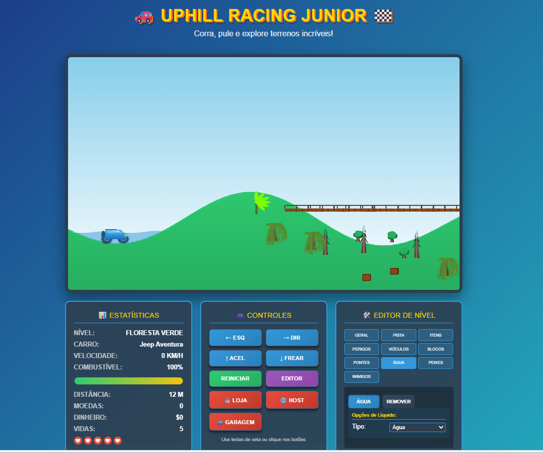 Uphill Racing Junior - Jogo grátis de corrida e aventura para crianças